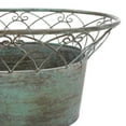 thumbnail image 5 of SAFAVIEH Hendrick Solid Outdoor Patio Planters, Antique Green, Set of 2, 5 of 9