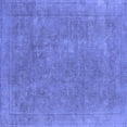 thumbnail image 1 of Ahgly Company Indoor Square Oriental Blue Industrial Area Rugs, 3' Square, 1 of 4