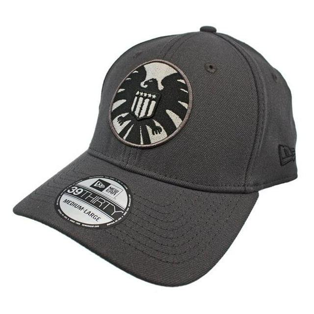 Shield 110341-m-l-Medium-Large Shield Graphite New Era 39 Thirty Flex Fit Hat - Medium & Large