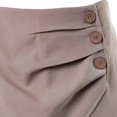 thumbnail image 6 of Zylarhe Women's Pants Women's Casual Wide Leg Pants with Pockets Elastic Waist Comfortable Loose Fit Stretchy Soft Fabric Trendy Everyday Wear, 6 of 6