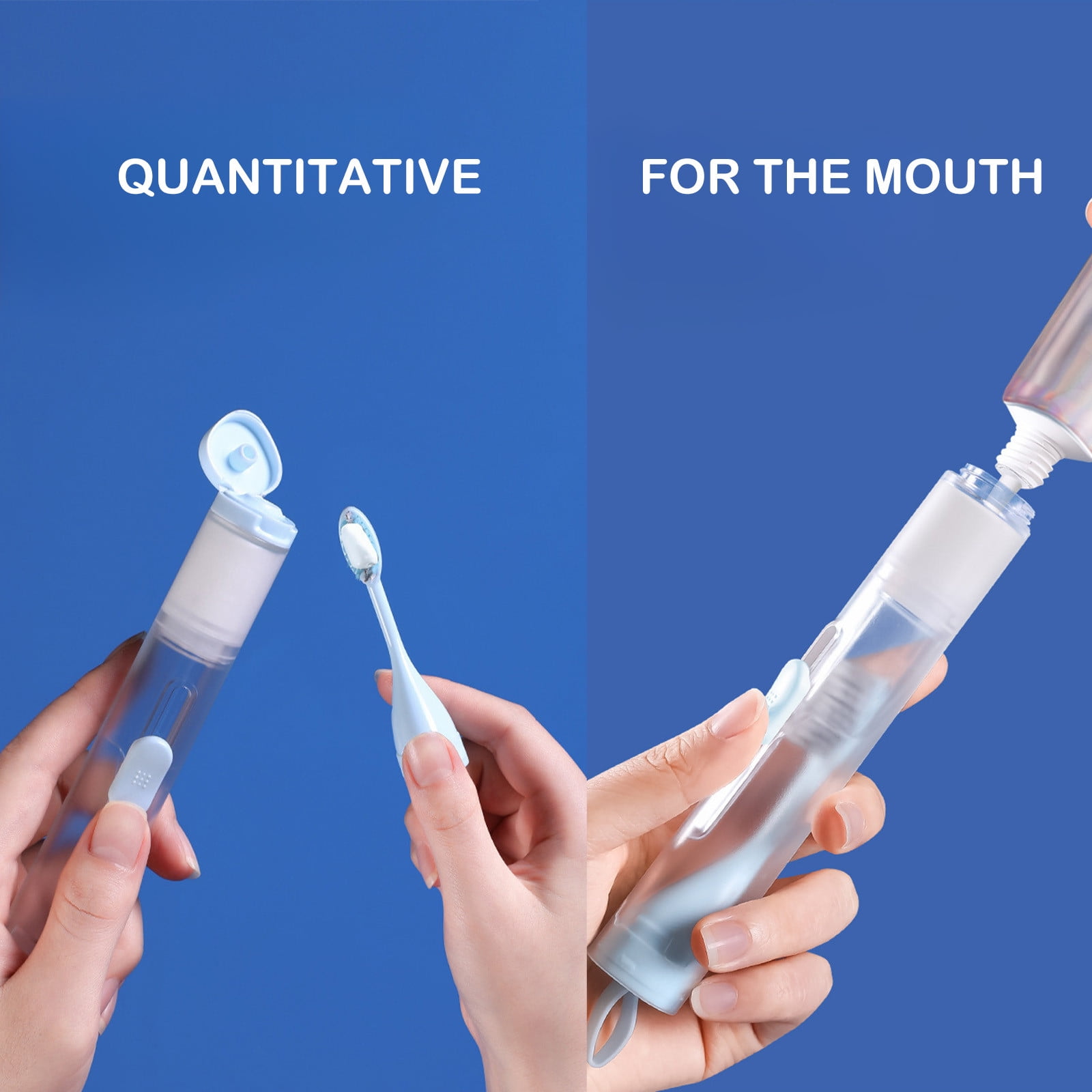 3 Set of Portable Orthodontic Toothbrush Teeth Toothpaste Toothbrush 2 In 1 Folding Travel Soft Bristle Toothbrush Toothbrush Organizer Toothpaste Toothbrush