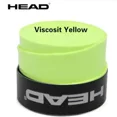 thumbnail image 1 of 10pcs Tennis Racket PU Overgrip Anti-skid Sweat Absorbed Soft Wrap Taps Tenis Racquet Damper Dry/ Vibration Tacky grips Viscosit yellow, 1 of 6