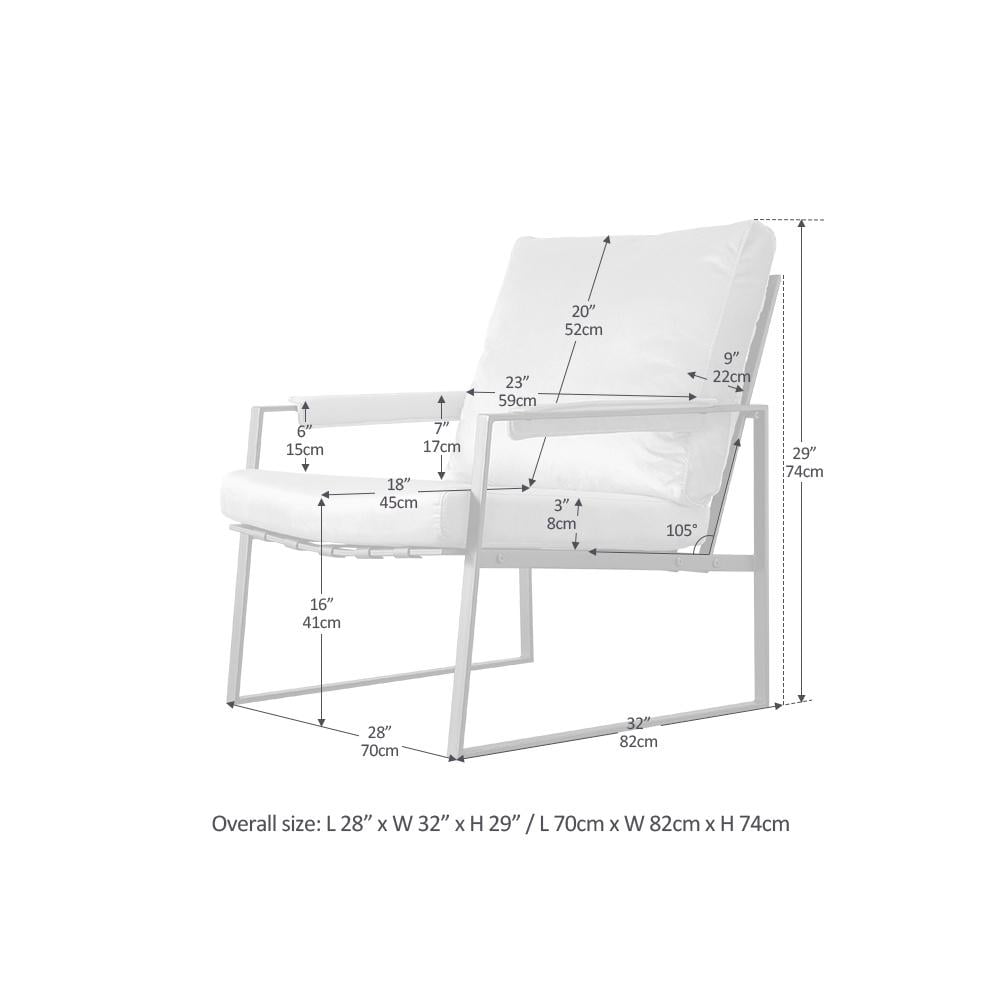 Buy Modern Velvet Accent Chair, Living Room, Bedroom Leisure Single