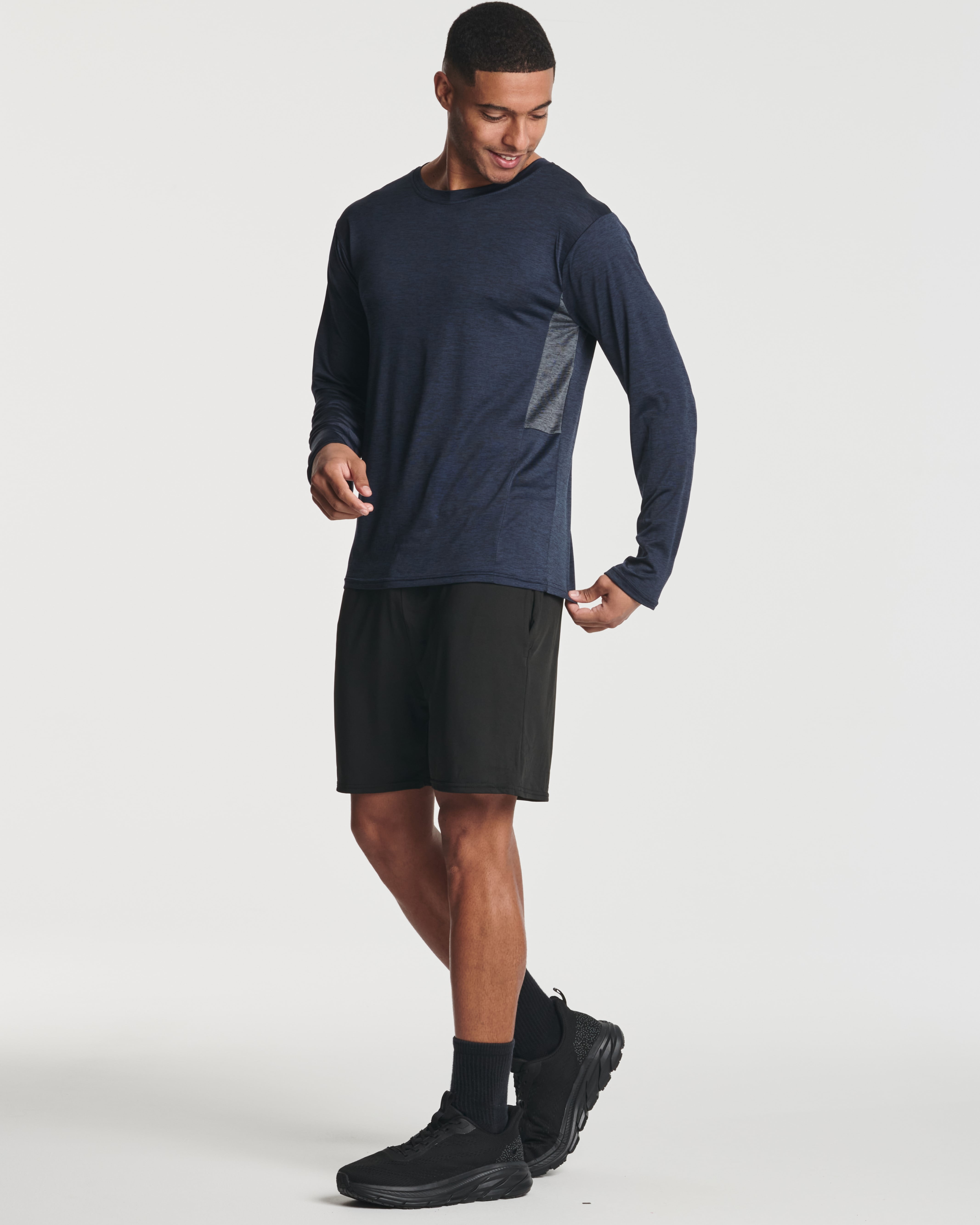 Real Essentials Men's 4 Pack: Quick-Dry, Moisture Wicking