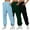 Brown, variant on BiZtdJrK 3 Pack Women's Lounge Pants Elastic Waist Solid Sweatpants Athletic Workout Baggy Joggers with Pockets Black S