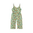 thumbnail image 2 of TheFound Barboteuse d'Été Sans Manches pour Bébé Fille, Imprimé, Col en V, Taille Haute, 2 of 9