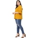 thumbnail image 4 of BluCon Volantes Cuello En V Mangas Fruncidas TalGrande PaMujer Amarillo XXL, 4 of 6