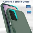 thumbnail image 2 of Defender Case for Samsung Galaxy A25 5G 6.5'' Heavy Duty 1 in 1 Design Rugged Full Body Dustproof Shockproof Bumper Non-Slip Protective Cover,Green,For Galaxy A25(5G), 2 of 10