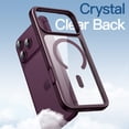 thumbnail image 3 of JETech Magnetic Case for iPhone 18 Pro Max |Compatible with MagSafe, Solid Color TPU Frame (Dark Cherry), 3 of 7