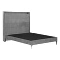 thumbnail image 2 of Base Cama Slim Individual + Cabecera Wing Trinity Gris Duk, 2 of 8