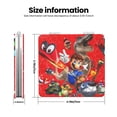 thumbnail image 3 of Pofeuu Mario for Portable Pocket Makeup Mirror PU Cover Compact Travel Mirror with Normal and Magnifying Double Sided Glass-Square, 3 of 9