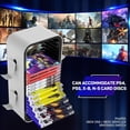 thumbnail image 2 of 15,8 Torre de almacenamiento para videojuegos compatible con PS5/Xbox/Switch, organizador universal de discos de videojuegos 18 en 1 con 4 soportes para mandos, 2 of 7