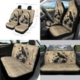 thumbnail image 2 of Renewold Crow Skull Butterfly Retro Car Seat Cover Full Set 14 PCS, with Steering Wheel Seat Belt Pad Garbage Bin Armrest Pad Rearview Mirror Handbrake Cover Set Coaster Halloween Auto Decor, 2 of 7