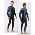 thumbnail image 2 of Greeniant BUCEO SAIL 3MM Traje de neopreno Tops Trajes de neopreno de primera Protección Trajes de buceo Canoa Buceo para aeróbic acuático Deportes acuáticos azul S Greeniant OD003290-01, 2 of 6