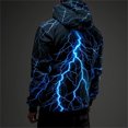 thumbnail image 2 of Sudadera vintage para hombre con estampado gráfico de rayos en 3D, sudaderas casuales, ropa para mujer de primavera y otoño, jerséis de gran tamaño Harajuku, 2 of 5