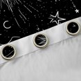 thumbnail image 4 of Feelyou Tribal Sun Moon Curtains Pack of 2 (42x84 Each), Hippie Western Constellation Curtains Blackout, Psychedelic Stars Print Bedroom Curtains, Black Out Curtains Decor, 4 of 6