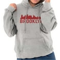 thumbnail image 3 of Brooklyn NYC Skyline New York City NY Unisex Plus Fleece Graphic Hoodie Brisco Brands 2X, 3 of 5