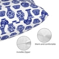 thumbnail image 3 of Fotbe Blue Vases Funda de Almohada Decorativa Estilo Occidental, Lujo en Algodón, Fundas para Almohadas King, Cojín Estampado para Decoración del Hogar-14"x20", 3 of 6