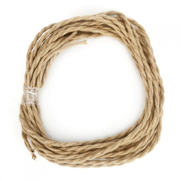 Filfeel Electrical Wire, Vintage Hemp Rope Electrical Cable, Living Rooms Study Rooms Hallways For Chandelier Light