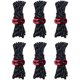 thumbnail image 1 of Cuerda para acampar de alta resistencia de 8 botones - Líneas reflectantes para exteriores de 4 mm con ajustador de tensor Cuerda de nailon resistente para carpas grandes Amarre de dosel de lona gran, 1 of 4