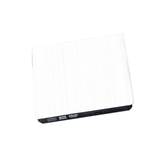 Sidaley Lector de discos Artesanía Reproductor de DVD Tamaño compacto Transmisión rápida Accesorios de computadora Suministros para el hogar Unidad Electrónica blanco