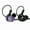 Purple with Mic, variant on KBEAR Alkaid KB03 in Ear Monitor Headphones Wired Gaming Earbuds 1DD 1BA 1Bone Conduction Hybrid IEM Earphones Beryllium-Coated Dynamic 3D Printed Resin Cavity in Ear Monitor for Musician