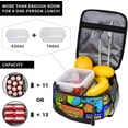 thumbnail image 5 of Video Game Lunch Box Gamepad Lunch Bag Reusable Cool Gamer Slogan Game Theme Lunch Box Video Game Lunchbox Video Game Lunch Box, Game Lunch Box Gaming Lunchbox For Women Men, Work, Picnic, Beach, 5 of 5