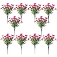 thumbnail image 1 of 10-Pack Artificial Viola Flowers With Pinetree And Violet Stems Lifelike Decorative Plants For Home Decor, 1 of 4