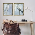thumbnail image 2 of Stupell Industries Heron Birds Standing Blue Sky Animals & Insects Painting Gold Floater Framed Canvas Art Print Wall Art, 25 x 31, Set of 2, 2 of 9