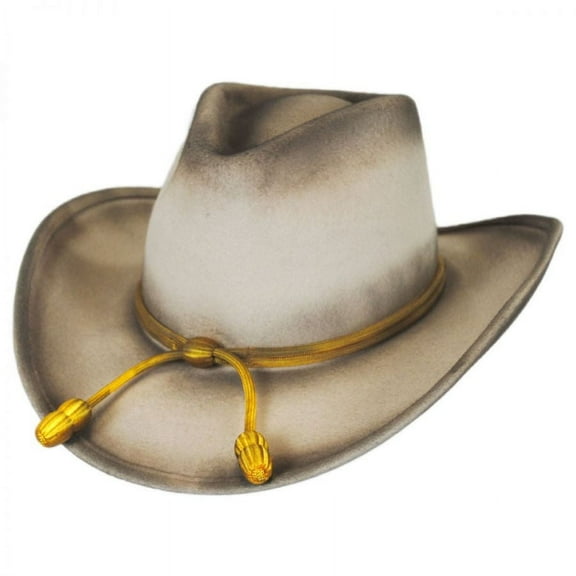 John Wayne The Fort Wool Felt Crushable Western Hat - Silverbelly - L - Silverbelly