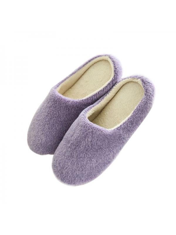 VICOODA Women's Lovers Comfort Ful Slippers Autumn Winter Warm Slip-on ...