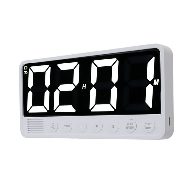 Temporizador De Cocina Digital, Temporizador De Fitness Multifunción LED Pantalla Grande Magnético 2000 MAH Para Trabajo De Estudio