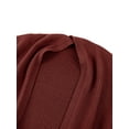 thumbnail image 6 of Xuanfei Women Solid Color Open Front Pocket Patchwork Sleeveless Cardigan, 6 of 7