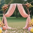 thumbnail image 2 of GTYBOVA 6 Inch Silk Satin Ribbon – 25 Yards , Frayed Edge for Gift Wrapping, Wedding Bouquets, Baby Shower Decor, Bridal & Holiday Crafts Dusty Pink, 2 of 8