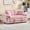 Pink + Chenille, variant on ChenyueFurn Pull Out Sofa Bed, 58 Inch Chenille Couch with USB, Pockets & Pillows for Home,Pink