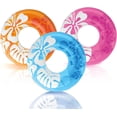 thumbnail image 4 of Intex Clear Color Tube #59251 - 2 Pack - Color of Tube Varies - With Flower Decal Design - Summer Outdoor Fun, 4 of 5