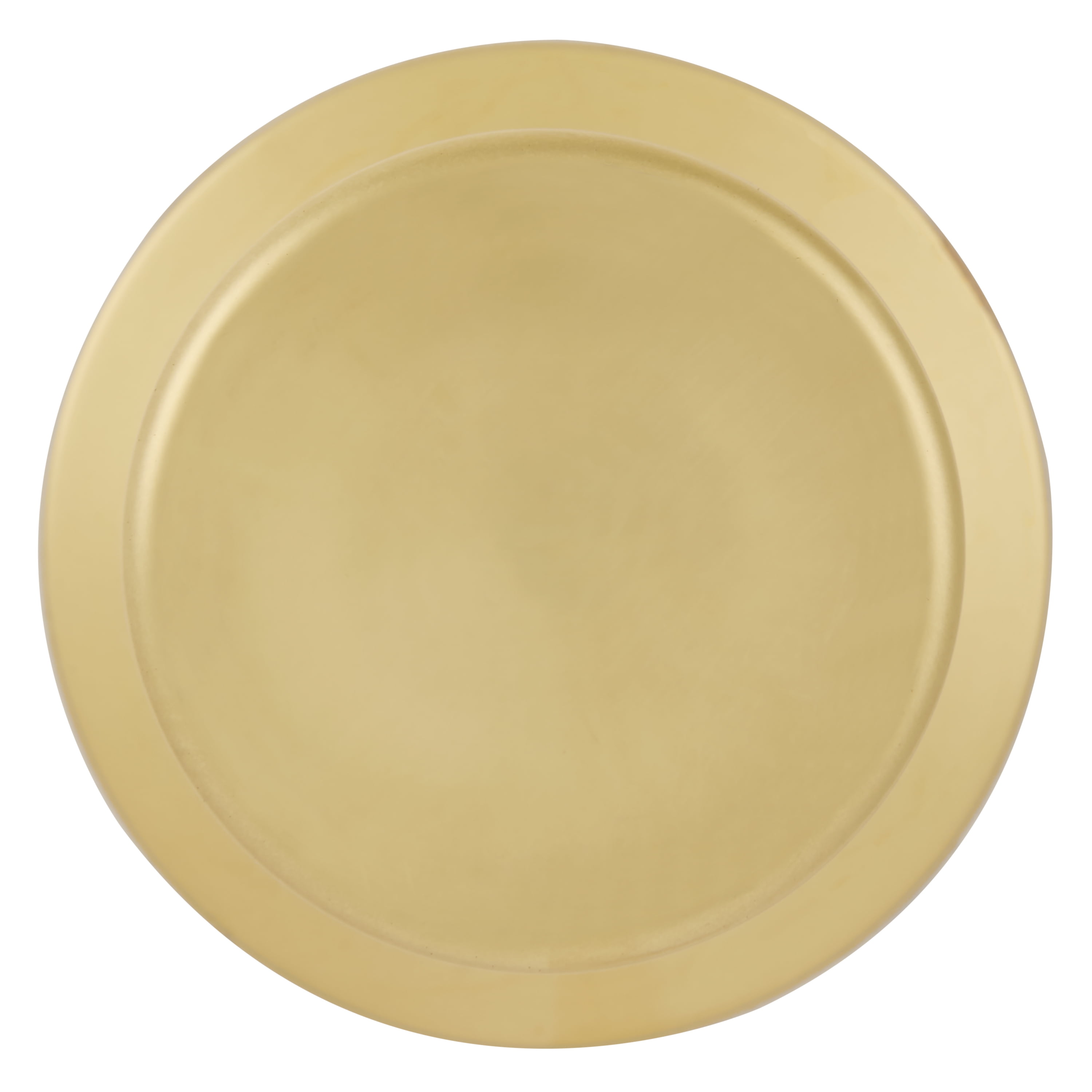 (2 pack) Hyper Tough Interior Non-Locking Tulip Style Passage Doorknob, Polished Brass Finish