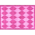 thumbnail image 1 of Ahgly Company Indoor Rectangle Abstract Pink Contemporary Area Rugs, 4' x 6', 1 of 4