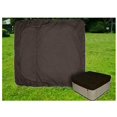 thumbnail image 3 of LLC Brown Waterproof Square Outdoor Spa Hot Tub Cover Polyester (210*210*30cm), 3 of 4