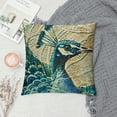 thumbnail image 2 of Whale Pillow Case Sea Theme Throw Pillow Cover  Square Cushion Cover for Home Sofa Couch Bedroom Living Room Decorative  Blue, 2 of 5