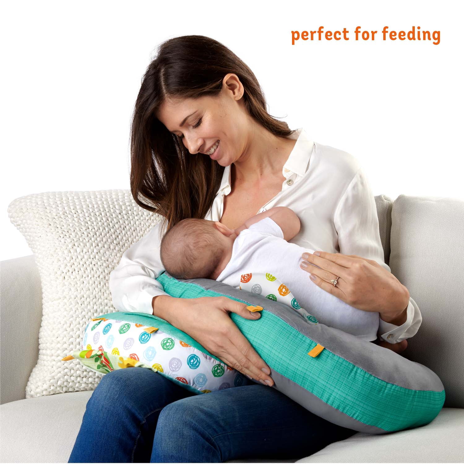 bright starts feeding pillow