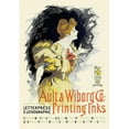 thumbnail image 3 of Jules Chéret 11x14 Black Modern Framed Museum Art Print Titled - Ault and Wiborg, Ad. 085 (1890-1913), 3 of 5