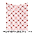 thumbnail image 3 of EGNMCR Couverture Jetée, Couverture Jetée pour Canapé Couverture en Flanelle de la Saint-Valentin Jetée Cœurs d'Amour Rouges Douce Duveteuse Plus H Couvertures en Molleton Confortables pour Canapé Sofa Lit Détente Cadeaux Idéaux pour Enfants Couverture en Flanelle, 3 of 6