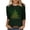 Deep Green, variant on gakvbuo Christmas Sweatshirt For Women Funny Christmas 3/4 Sleeve Work Business Blouse Tunic Tops Crewneck Sports TShirts Pullover Sweatshirt For Women Gifts for Christmas