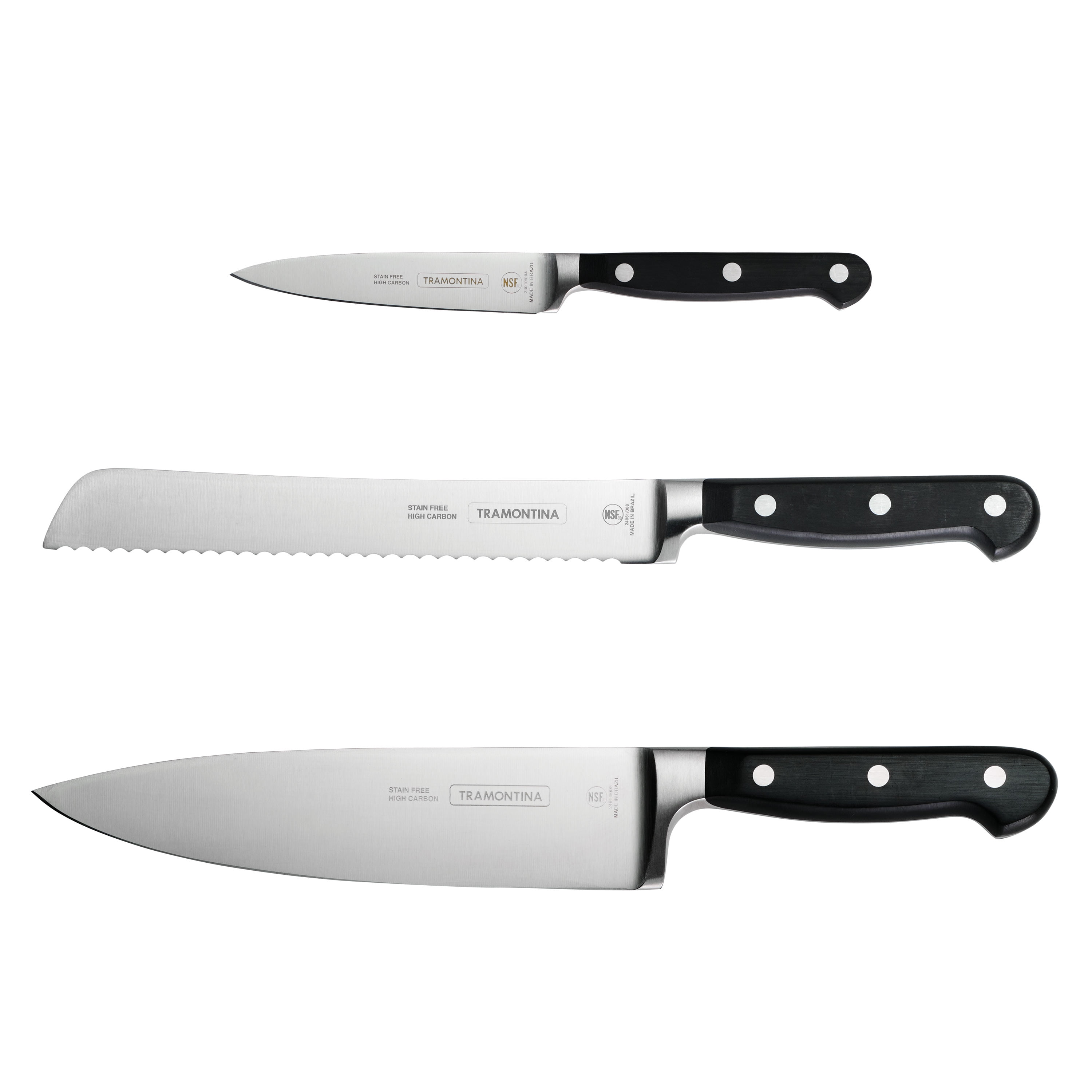 Tramontina Pro Series Forged 3-Piece Precision Knife Set