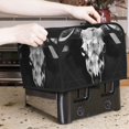 thumbnail image 7 of Balery White Black Sheep skull Pattern Oven Cover Kitchen Bread Machine Protector, 4 Slice Toaster Cover for Home, Anti Dust Fingerprint Coaster Cover, 7 of 7