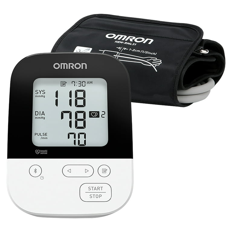 Omron BP7250 5 Series Wireless Upper Arm Blood Pressure Monitor &  HEM-CS24-B 7-Inch to 9-Inch Small D-Ring Cuff 