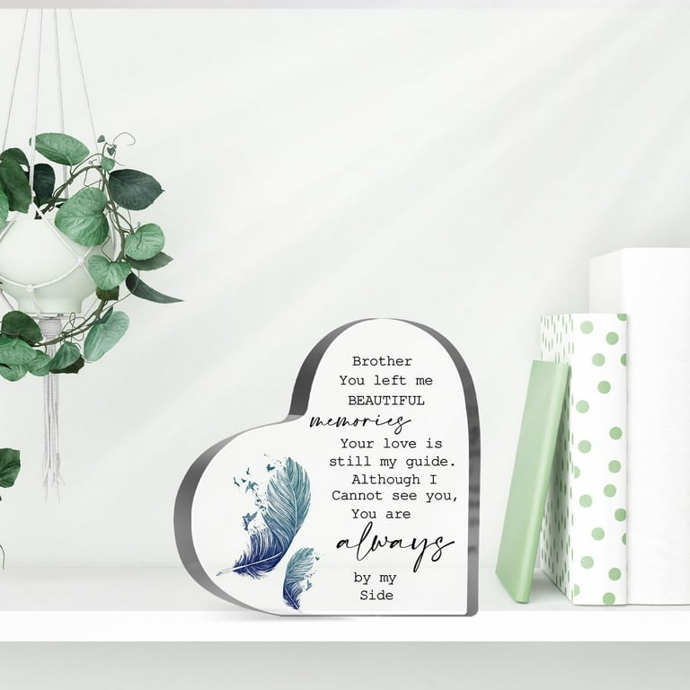 Personalized Memorial Gifts For Loss Of Brother Sympathy Keepsake Gift For Brother In Heaven - Oh Canvas