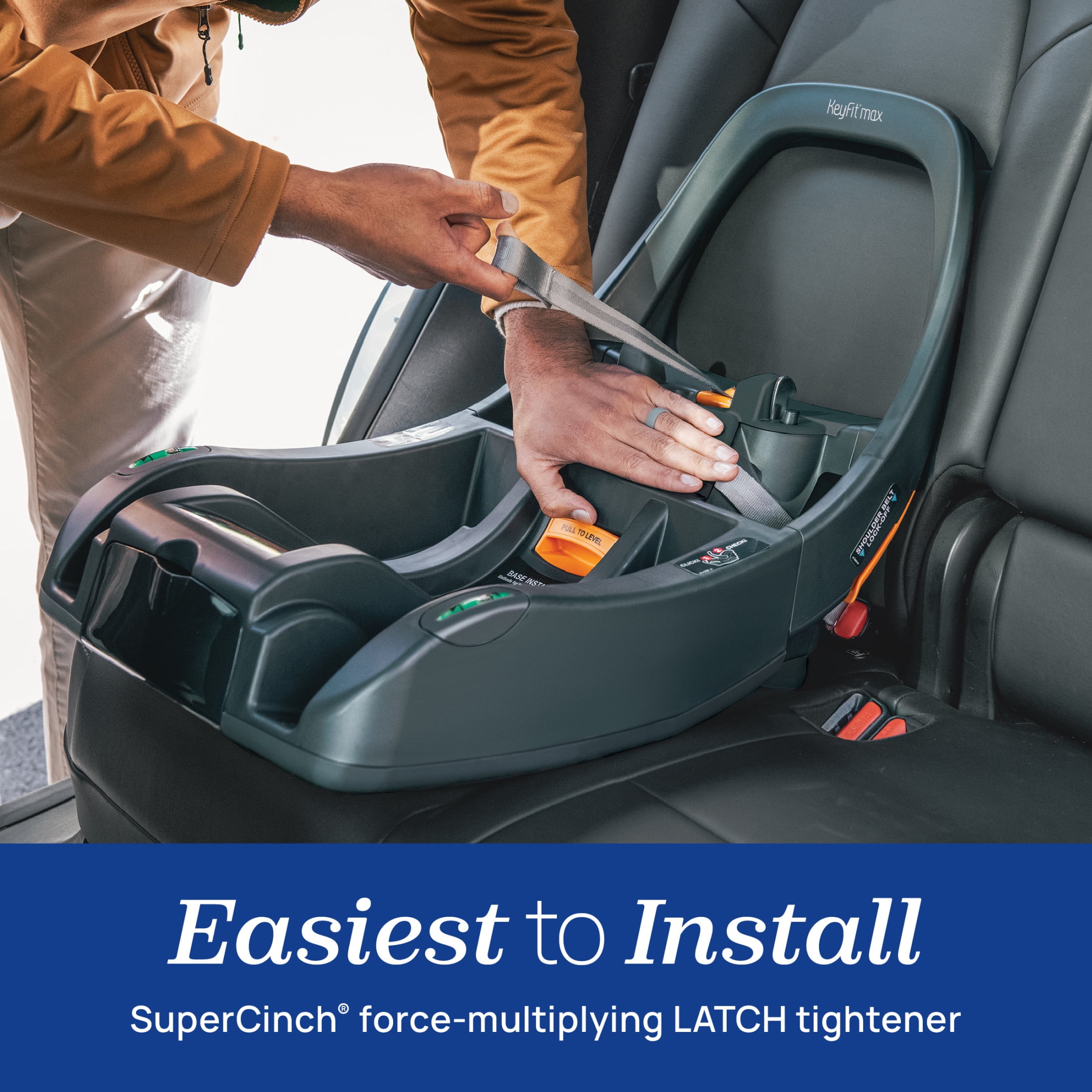 Chicco KeyFit® Max Infant Car Seat Base for all Chicco KeyFit® Infant Car Seats - Anthracite (Grey), New