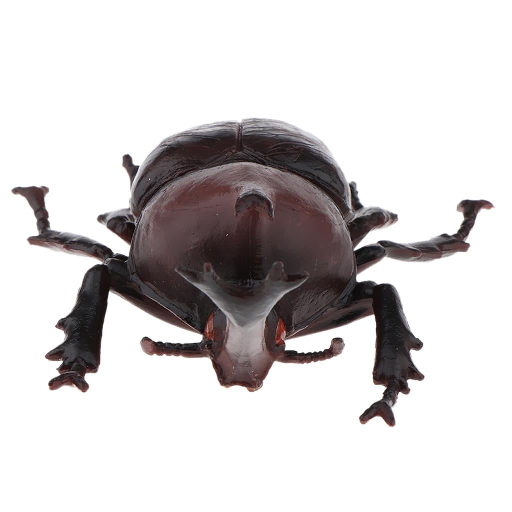 lionlar 3x Lifelike Plastic Beetle Insect Figures Bugs Model for